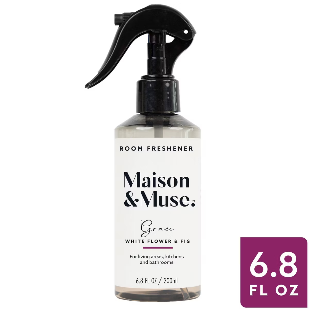 Home Fragrance Fig - สเปรย์ปรับอากาศ Maison&Muse กลิ่นดอกไม้สีขาวและมะเดื่อ - 200 มล./6.8