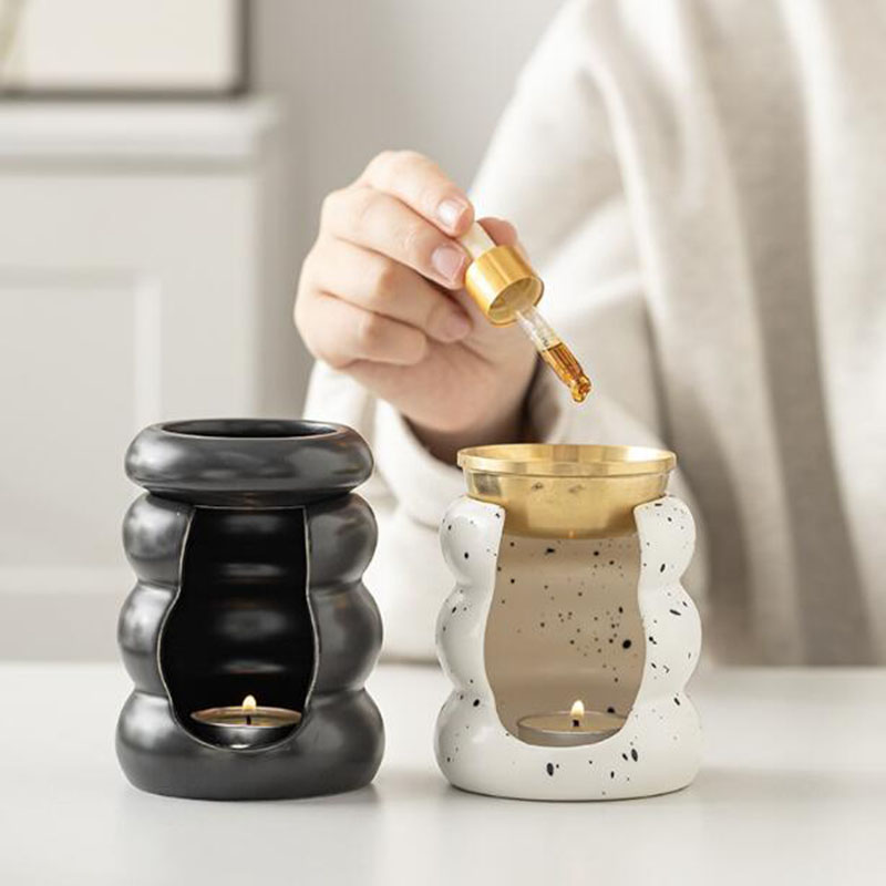 Home Fragrance Oils For Oil Burners - เตาเผาน้ำมันหอมระเหยเซรามิกแฟชั่น ที่วางเทียน สำหรับโยคะ สมาธิ เครื่องกระจายกลิ่นหอม ของตกแต่งบ้าน