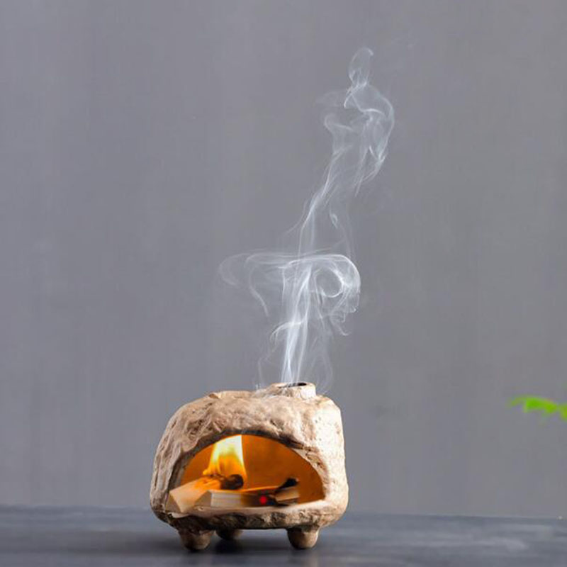 Home Fragrance Oils For Oil Burners - เตาเผาน้ำมันหอมระเหยเครื่องปั้นดินเผาหยาบ เตาอโรมาเธอราพี ไม้จันทน์หอม เครื่องหอม ตกแต่งบ้านในร่ม
