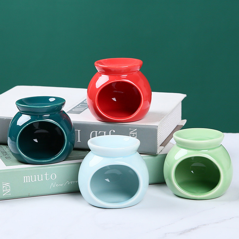 Home Fragrance Oils For Oil Burners - เตาเผาน้ำมันหอมระเหยพอร์ซเลน ที่วางเทียนขนาดเล็ก งานฝีมือเซรามิก ของตกแต่งบ้าน ห้องนั่งเล่น【โฮมคลับ】