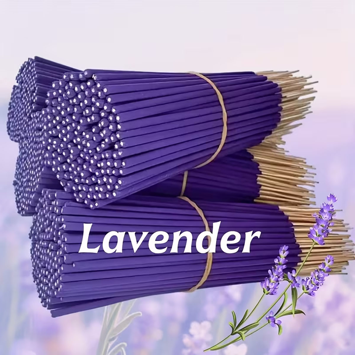 ธูปหอมลาเวนเดอร์พรีเมียม 8 แท่ - Home Fragrance Lavender บทวิจารณ์และราคา