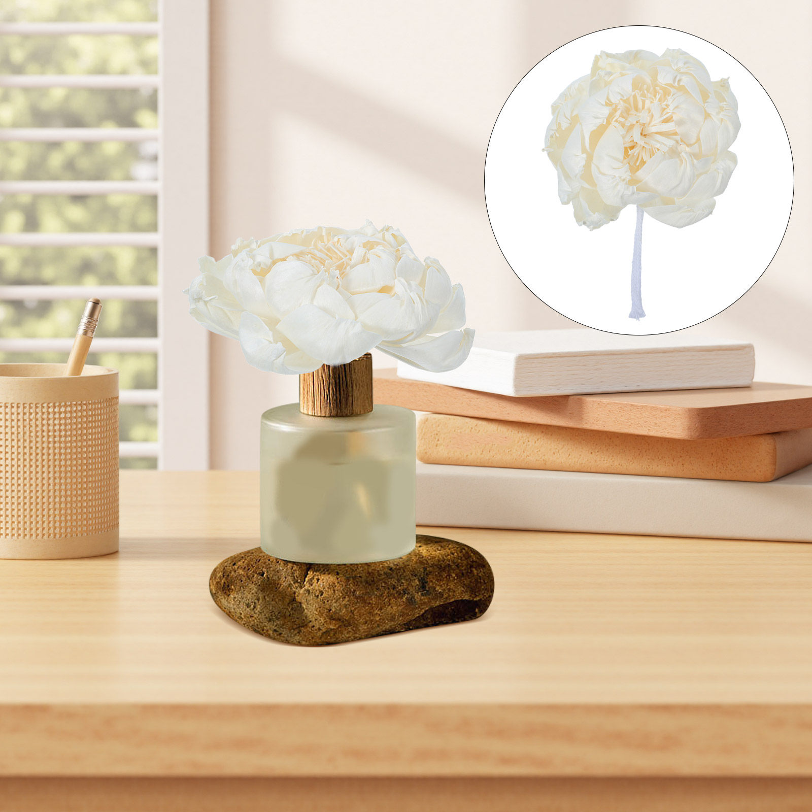 เครื่องกระจายกลิ่นหอมดอกโบตั๋น - Home Fragrance Diffuser Oil บทวิจารณ์และราคา
