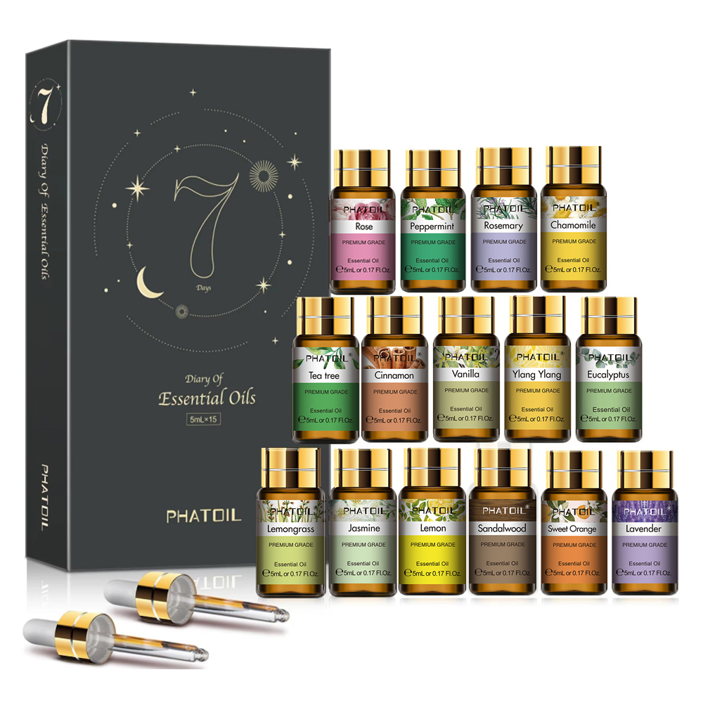 PHATOIL 12 ชิ้น/15 ชิ้นชุดน้ำม - Home Fragrance Diffuser Oil บทวิจารณ์และราคา