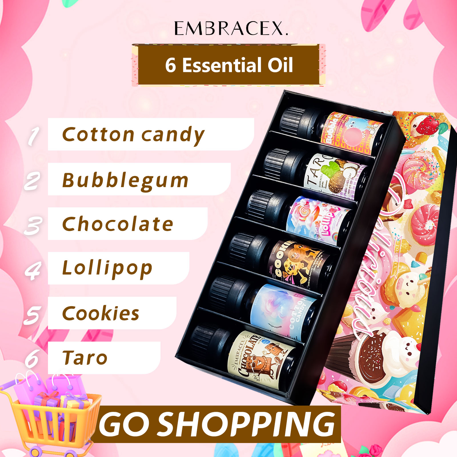 6 ชิ้น/1 ชุด น้ำมันหอมระเหยกลิ - Home Fragrance Diffuser Oil บทวิจารณ์และราคา