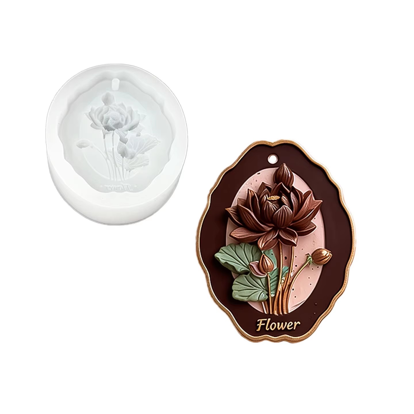 แม่พิมพ์หินทำมือ รูปทรงดอกไม้  - Home Fragrance Glade บทวิจารณ์และราคา